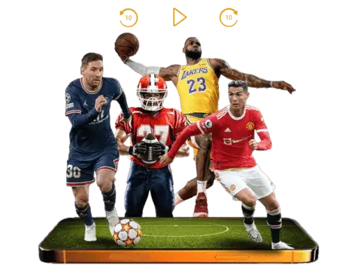 Live sports streaming on smartphone